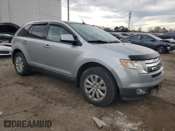 2007 Ford Edge SEL with VIN 2FMDK48C07BA96265, listed as a Copart auction lot 52013325 with 154,626 mi miles and Salvage Title. Bid and sale history available at carsss.com. Image 4.