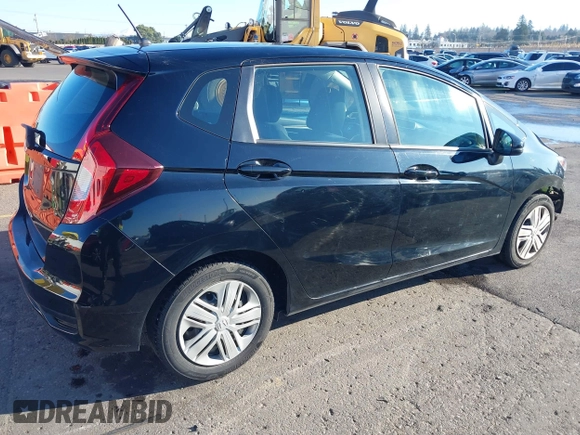 2019 Honda Fit LX with VIN 3HGGK5H46KM735161, listed as a IAAI auction lot 41338424 with 59,260 mi miles. Bid and sale history available at carsss.com. Image 4.