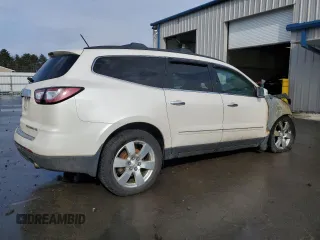 2014 Chevrolet Traverse LTZ z VIN 1GNKVJKD9EJ231164, wystawiony jako Copart lot #52876665 z przebiegiem Nie podano mil oraz Szkoda całkowita • Salvage title. Historia ofert i sprzedaży dostępna na DreamBid. Obrazek 3.