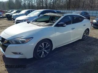 2017 Nissan Maxima SV with VIN 1N4AA6AP1HC398481, listed as a IAAI auction lot 41474785 with 191,267 mi miles. Bid and sale history available at carsss.com. Image 18.