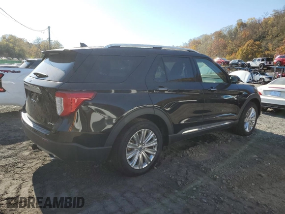 2021 Ford Explorer Limited with VIN 1FM5K8FW7MNA11379, listed as a Copart auction lot 76866794 with 48,455 mi miles and Salvage Title. Bid and sale history available at carsss.com. Image 3.