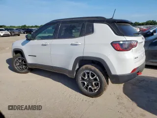 2024 Jeep Compass Trailhawk with VIN 3C4NJDDN6RT144748, listed as a Copart auction lot 62675405 with 22,511 mi miles and Clean title. Bid and sale history available at DreamBid. Image 2.