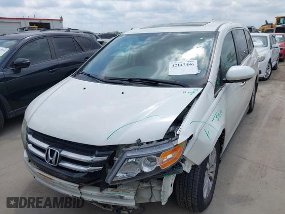 2015 Honda Odyssey EX-L z VIN 5FNRL5H60FB102770, wystawiony jako IAAI lot #42147486 z przebiegiem 160 958 mil mil oraz . Historia ofert i sprzedaży dostępna na DreamBid. Obrazek 18.