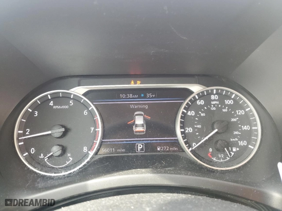 2021 Nissan Sentra SV with VIN 3N1AB8CVXMY298107, listed as a Copart auction lot 43066835 with 56,011 mi miles and Salvage Title. Bid and sale history available at carsss.com. Image 9.
