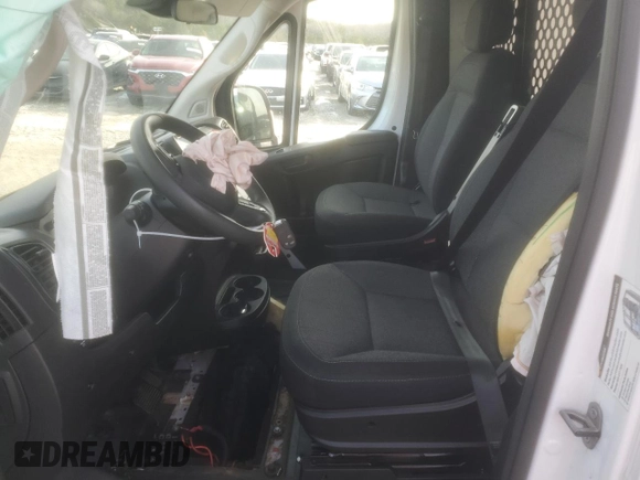 2023 Ram ProMaster Cargo with VIN 3C6LRVVG3PE565891, listed as a Copart auction lot 88542025 with Not Provided miles and Salvage Title. Bid and sale history available at DreamBid. Image 7.