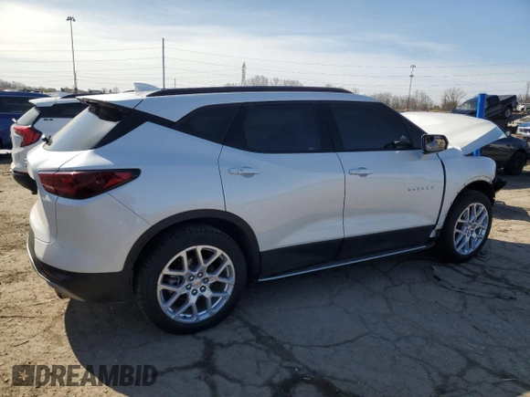 2023 Chevrolet Blazer LT z VIN 3GNKBJRS2PS104030, wystawiony jako Copart lot #51821585 z przebiegiem 34 846 mil mil oraz Nie do naprawy • Non repairable. Historia ofert i sprzedaży dostępna na DreamBid. Obrazek 3.