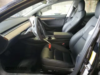 2023 Tesla Model 3 Long Range with VIN 5YJ3E1EB8PF392705, listed as a Copart auction lot 47595985 with 15,361 mi miles and Salvage Title. Bid and sale history available at DreamBid. Image 7.