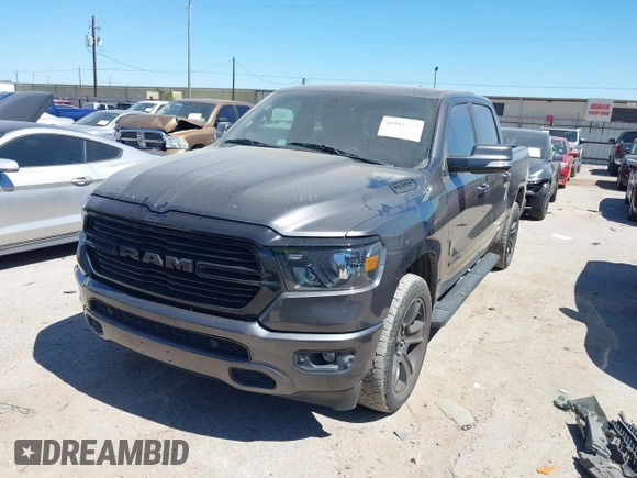 2020 Ram 1500 Big Horn with VIN 1C6SRFFT7LN234816, listed as a IAAI auction lot 41816862 with 104,120 mi miles. Bid and sale history available at carsss.com. Image 2.