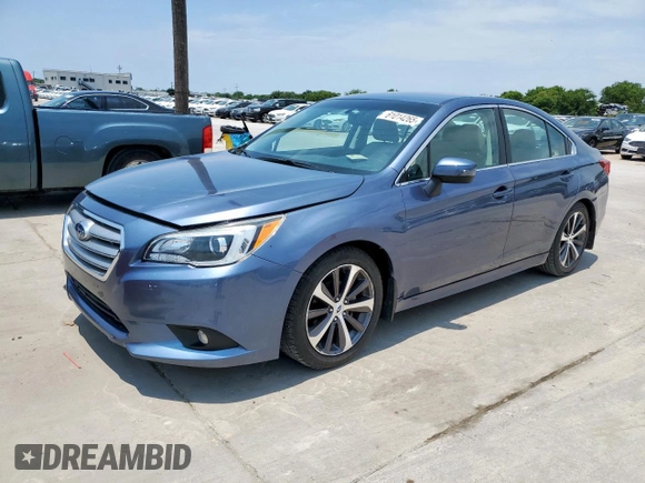 2015 Subaru Legacy Limited with VIN 4S3BNBJ6XF3014956, listed as a Copart auction lot 61014265 with 37,033 mi miles and Clean title. Bid and sale history available at DreamBid. Image 1.