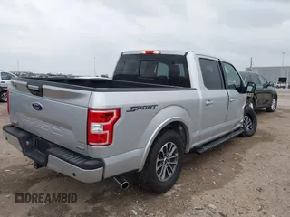 2018 Ford F-150 XL with VIN 1FTEW1CP8JKC66326, listed as a IAAI auction lot 41937917 with 204,091 mi miles. Bid and sale history available at carsss.com. Image 4.