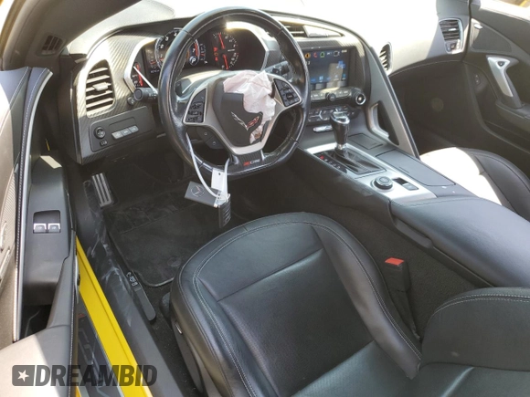 2018 Chevrolet Corvette Z06 2LZ z VIN 1G1YS2D60J5601199, wystawiony jako Copart lot #52807065 z przebiegiem 29 702 mil mil oraz Szkoda całkowita • Salvage title. Historia ofert i sprzedaży dostępna na DreamBid. Obrazek 8.