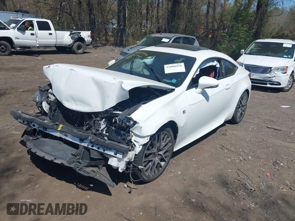 2016 Lexus RC 300 F Sport with VIN JTHSM5BC1G5001154, listed as a IAAI auction lot 42088936 with 77,476 mi miles and . Bid and sale history available at DreamBid. Image 17.