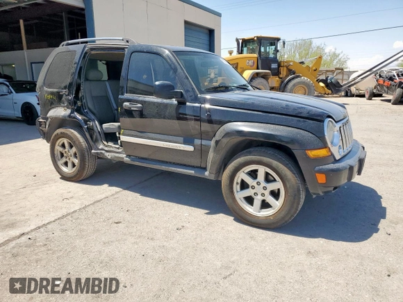 2006 Jeep Liberty Limited with VIN 1J4GL58K36W122621, listed as a Copart auction lot 60894695 with 87,384 mi miles and Salvage title. Bid and sale history available at DreamBid. Image 4.