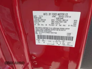 2014 Ford F-150 XL with VIN 1FTEX1CM6EFA61749, listed as a IAAI auction lot 42331252 with 149,090 mi miles and . Bid and sale history available at DreamBid. Image 9.