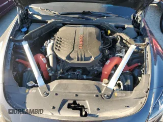 2022 Kia Stinger GT2 with VIN KNAE55LC0N6103561, listed as a Copart auction lot 83761214 with 53,931 mi miles and Salvage Title. Bid and sale history available at DreamBid. Image 11.