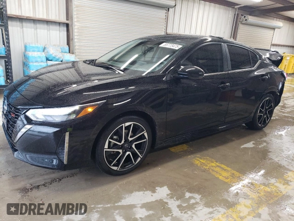 2025 Nissan Sentra SR z VIN 3N1AB8DV9SY226598, wystawiony jako Copart lot #55773475 z przebiegiem 1 030 mil mil oraz Szkoda całkowita • Salvage title. Historia ofert i sprzedaży dostępna na DreamBid. Obrazek 1.