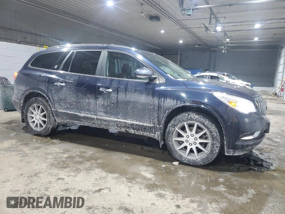 2015 Buick Enclave Leather with VIN 5GAKVBKD8FJ164574, listed as a Copart auction lot 45952925 with 137,230 mi miles and Salvage Title. Bid and sale history available at carsss.com. Image 4.