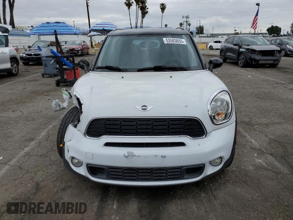 2013 MINI Countryman S with VIN WMWZC3C54DWP24877, listed as a Copart auction lot 53583655 with 97,734 mi miles and Salvage title. Bid and sale history available at DreamBid. Image 5.