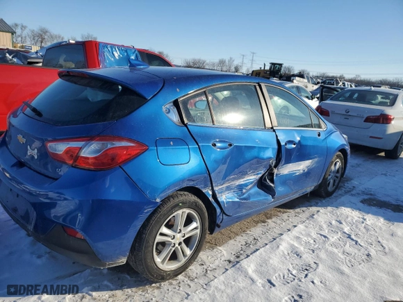 2017 Chevrolet Cruze LT with VIN 3G1BE6SMXHS573031, listed as a Copart auction lot 88145315 with 105,108 mi miles and Non Repairable. Bid and sale history available at carsss.com. Image 3.