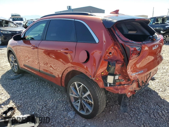 2022 Kia Niro Touring SE with VIN KNDCC3LCXN5532572, listed as a Copart auction lot 67485494 with 27,554 mi miles and Salvage Title. Bid and sale history available at carsss.com. Image 2.