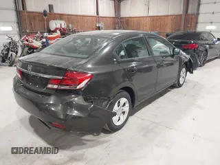 2013 Honda Civic LX with VIN 19XFB2F54DE264712, listed as a IAAI auction lot 42116713 with 45,574 mi miles and . Bid and sale history available at DreamBid. Image 4.
