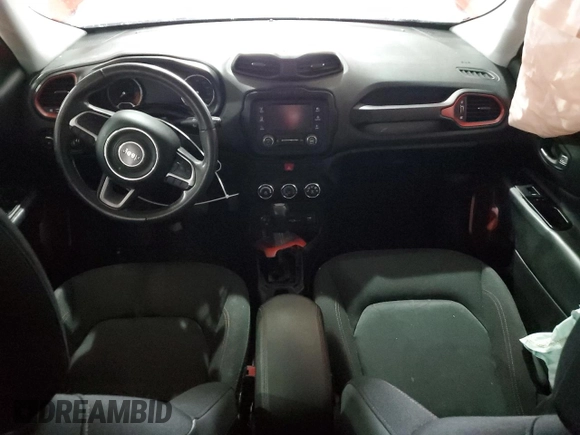 2015 Jeep Renegade Trailhawk with VIN ZACCJBCT3FPB27436, listed as a Copart auction lot 47362655 with 96,520 mi miles and Salvage title. Bid and sale history available at DreamBid. Image 8.