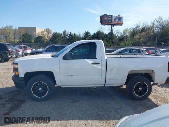 2014 Chevrolet Silverado 1500 Work Truck with VIN 1GCNCPEH7EZ414223, listed as a IAAI auction lot 41922625 with 74,507 mi miles and . Bid and sale history available at DreamBid. Image 14.