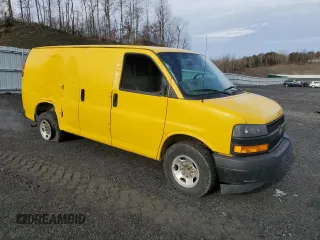 2018 Chevrolet Express Cargo Van with VIN 1GCWGAFG5J1316473, listed as a Copart auction lot 48440095 with 283,565 mi miles and Salvage Title. Bid and sale history available at carsss.com. Image 4.