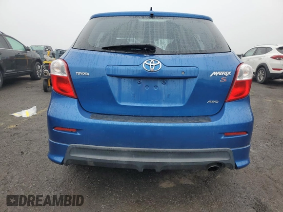 2009 Toyota Matrix S with VIN 2T1LE40E29C011912, listed as a Copart auction lot 57103465 with 128,900 mi miles and Salvage title. Bid and sale history available at DreamBid. Image 6.