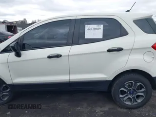 2020 Ford EcoSport S with VIN MAJ6S3FL4LC357973, listed as a IAAI auction lot 42030689 with 66,986 mi miles and . Bid and sale history available at DreamBid. Image 14.