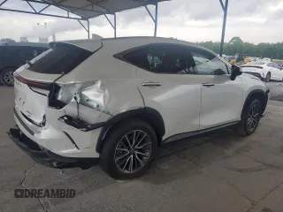 2025 Lexus NX 350 Premium with VIN JTJGGCEZ4S5010715, listed as a Copart auction lot 54897185 with 15,624 mi miles and Salvage title. Bid and sale history available at DreamBid. Image 3.