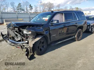 2019 Chevrolet Tahoe LS with VIN 1GNSCAKCXKR375025, listed as a Copart auction lot 86078054 with Not provided miles and Salvage title. Bid and sale history available at DreamBid. Image 1.