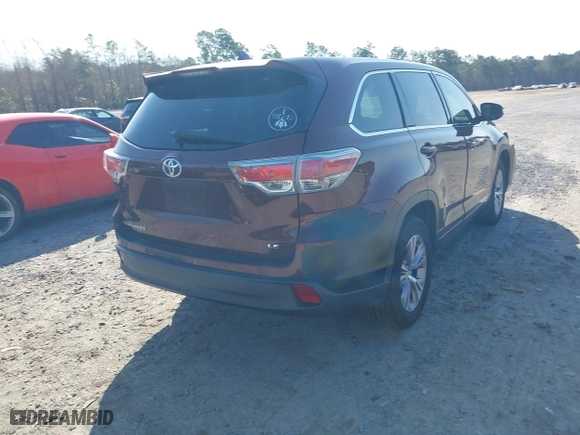 2016 Toyota Highlander LE Plus with VIN 5TDZKRFH4GS134343, listed as a IAAI auction lot 41698838 with 149,189 mi miles. Bid and sale history available at carsss.com. Image 4.