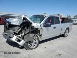 2017 Ford F-150 XL with VIN 1FTEX1CP0HKC28497, listed as a Copart auction lot 48777145 with 93,194 mi miles and Salvage Title. Bid and sale history available at carsss.com. Image 1.