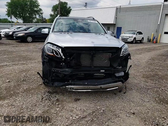 2017 Mercedes-Benz GLS 450 with VIN 4JGDF6EEXHA755388, listed as a Copart auction lot 55715184 with 72,675 mi miles and Salvage Title. Bid and sale history available at DreamBid. Image 11.