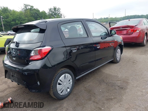 2024 Mitsubishi Mirage ES с VIN ML32AUHJ7RH019818, выставлен на аукционе IAAI как лот 42519328 с пробегом 15 037 миль миль и . История ставок и продаж доступна на DreamBid. Изображение 4.
