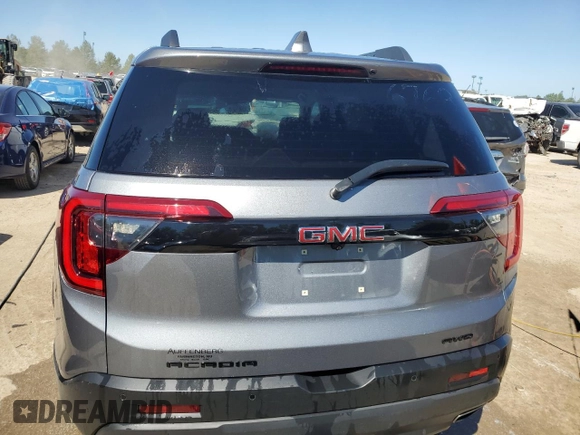 2021 GMC Acadia SLE with VIN 1GKKNRL44MZ139888, listed as a Copart auction lot 57561654 with 63,144 mi miles and Salvage Title. Bid and sale history available at carsss.com. Image 6.