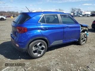 2023 Hyundai Venue Limited with VIN KMHRC8A35PU276260, listed as a Copart auction lot 48778685 with 10,214 mi miles and Salvage Title. Bid and sale history available at DreamBid. Image 3.