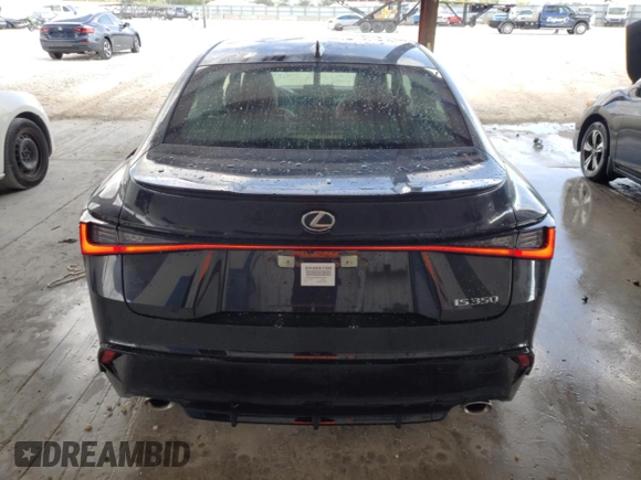 2024 Lexus IS 350 F Sport with VIN JTHGZ1B29R5075495, listed as a Copart auction lot 53697565 with 11,799 mi miles and Salvage title. Bid and sale history available at DreamBid. Image 6.