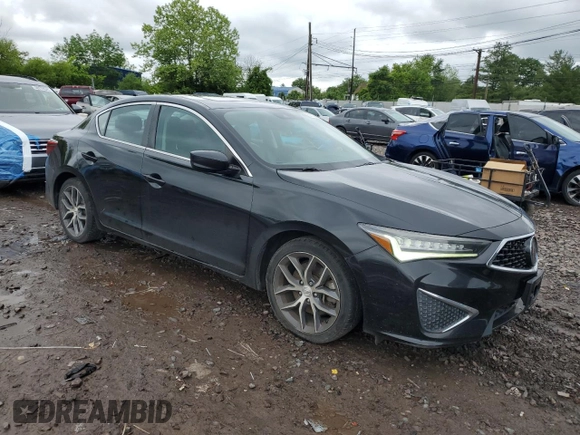 2022 Acura ILX Premium with VIN 19UDE2F79NA000696, listed as a Copart auction lot 58708225 with 16,292 mi miles and Clean title. Bid and sale history available at DreamBid. Image 4.
