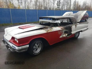 1958 Ford Thunderbird with VIN H8Y1159760000000, listed as a Copart auction lot 79226744 with Not Provided miles and Non Repairable. Bid and sale history available at DreamBid. Image 1.