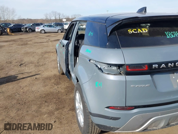 2023 Land Rover Range Rover Evoque S with VIN SALZJ2FX4PH191446, listed as a IAAI auction lot 41651564 with 26,028 mi miles and . Bid and sale history available at DreamBid. Image 18.