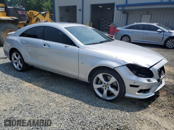 2012 Mercedes-Benz CLS 550 with VIN WDDLJ7DB4CA016575, listed as a Copart auction lot 59344955 with 119,673 mi miles and Salvage title. Bid and sale history available at DreamBid. Image 4.