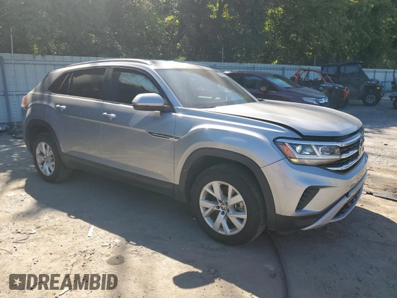 2021 Volkswagen Atlas S with VIN 1V2GC2CAXMC234056, listed as a Copart auction lot 67845224 with 75,937 mi miles and Salvage title. Bid and sale history available at DreamBid. Image 4.