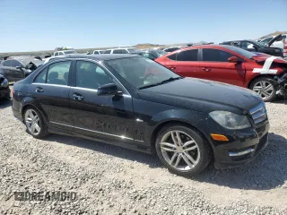 2012 Mercedes-Benz C 250 Sport with VIN WDDGF4HB3CA669569, listed as a Copart auction lot 60805995 with 121,681 mi miles and Salvage title. Bid and sale history available at DreamBid. Image 4.