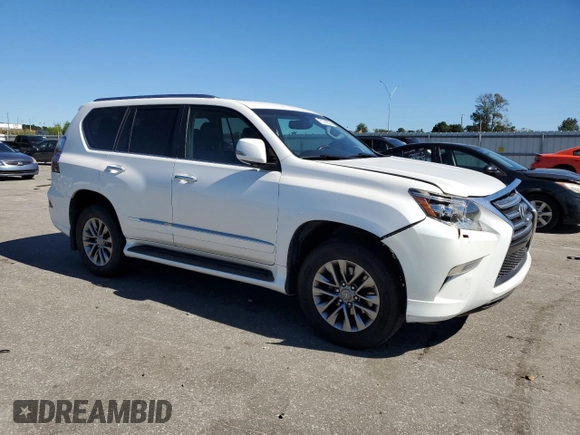 2017 Lexus GX with VIN JTJJM7FX9H5157947, listed as a Copart auction lot 75749584 with 83,370 mi miles and Salvage Title. Bid and sale history available at carsss.com. Image 4.