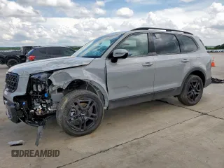 2024 Kia Telluride SX X-Line with VIN 5XYP5DGC0RG559059, listed as a Copart auction lot 64821515 with 15,839 mi miles and Salvage title. Bid and sale history available at DreamBid. Image 1.
