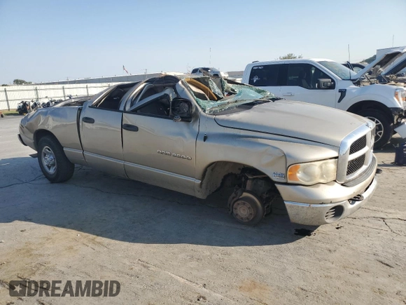 2005 Dodge Ram 2500 SLT with VIN 3D7KR28D25G823538, listed as a Copart auction lot 74565434 with 242,140 mi miles and Salvage Title. Bid and sale history available at carsss.com. Image 4.