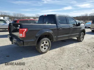2015 Ford F-150 XLT with VIN 1FTEW1EFXFKD15991, listed as a Copart auction lot 55333551 with 0 mi miles and Salvage Title. Bid and sale history available at carsss.com. Image 3.