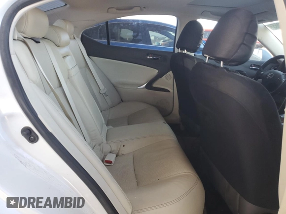 2010 Lexus IS 250 with VIN JTHBF5C20A2096136, listed as a Copart auction lot 44631955 with 118,006 mi miles and Salvage Title. Bid and sale history available at carsss.com. Image 10.